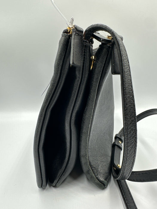 Celine Black Leather Zip Top Multi attachment Gold Hardware Dust Bag Incl. Bag
