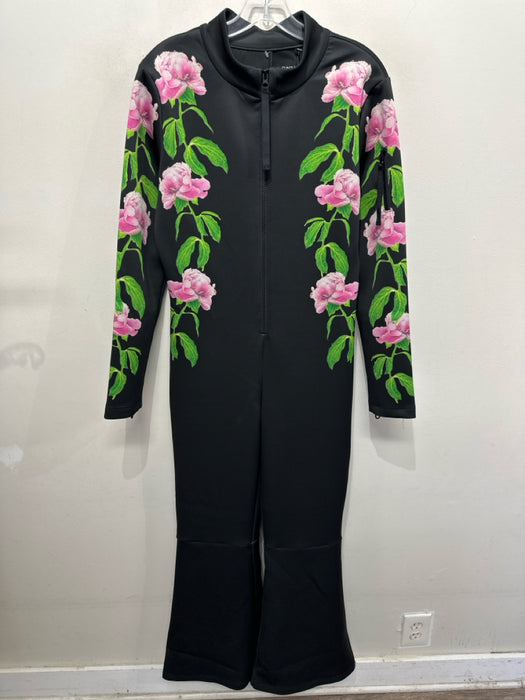 Athleta Size MT Black Polyester Blend Sleeveless Striation Pocketed Dress