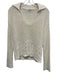 Madewell Size XS Ivory White Cotton Knit Crochet V Neck Long Sleeve Top Ivory White / XS