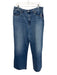 Madewell Size 32 Mid Wash Cotton Denim Button & Zip Wide Leg Five Pocket Jeans Mid Wash / 32