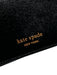 Kate Spade Black & Pearl Patent Saffiano Leather Flap Crossbody Chain Clutch Bag Black & Pearl / XS