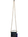 Kate Spade Black & Pearl Patent Saffiano Leather Flap Crossbody Chain Clutch Bag Black & Pearl / XS