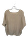 Minnie Rose Size XS/S Tan Cashmere Short Sleeve V Neck Oversized Sweater Tan / XS/S