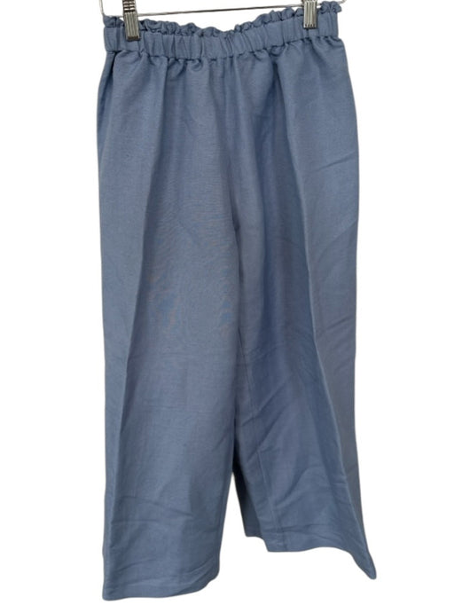 Livro Size XS Blue Linen Elastic Waist Pants Blue / XS