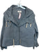 Isabel Marant Size 40 Slate Blue Cotton Hood Cargo Buttons Jacket Slate Blue / 40