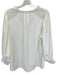 Brochu Walker Size M White Polyester Long Balloon Sleeve Lace Detail Top White / M