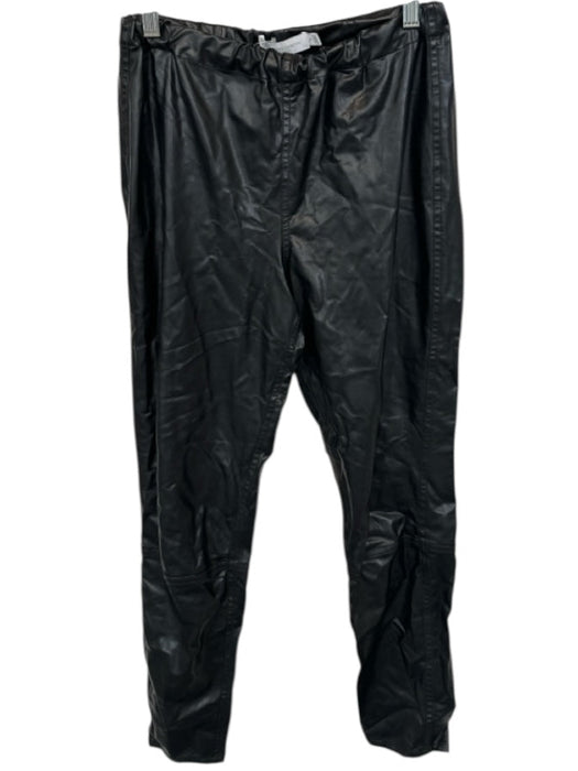 Jonathan Simkhai Size M Black Vegan Leather Elastic Waist Legging Pants Black / M