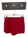 Lululemon Size 8 Red Synthetic Elastic Waist Mid Rise Athletic Shorts Red / 8