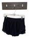 Lululemon Size 8 Black Nylon Mesh Detail Elastic Waist Athletic Shorts Black / 8