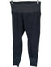 Alo Yoga Size S Charcoal Soft Heathered Ribbed Waistline Crop Athletic Leggings Charcoal / S