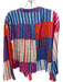 Hutch Size S Pink, Orange & blue Polyester Long Sleeve Front Tie Button Up Top Pink, Orange & blue / S