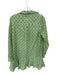 Livro Size S Lime & White Cotton Long Sleeve Mini Flowers Button up Dress Lime & White / S
