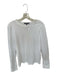 Elliott Lauren Size S White Cotton Long Sleeve Puff Shoulders Top White / S