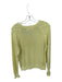 See By Chloe Size L Chartreuse Cotton Blend Long Sleeve Holes Sweater Chartreuse / L