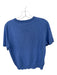 J. McLaughlin Size M Blue Cotton & Modal Short Sleeve Knit Top Blue / M