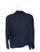 Tibi Size Est S Navy Triacetate Long Sleeve Back Zip Mock Neck Top Navy / Est S