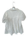 Simkhai Size XS White Cotton Short Balloon Sleeve Collar Buttons Dress White / XS