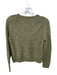 Elliot Lauren Size S Green Recycled Polyester Blend Long Sleeve Knit Sweater Green / S