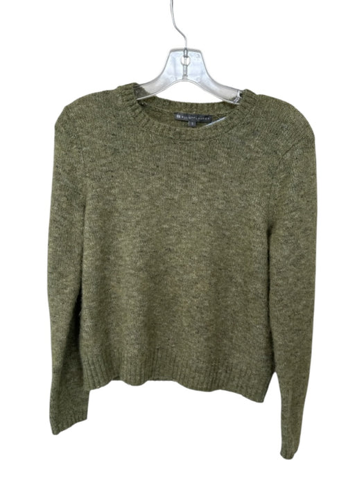 Elliot Lauren Size S Green Recycled Polyester Blend Long Sleeve Knit Sweater Green / S