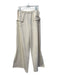 Adidas Size M Cream Cotton & Polyester Oversized Jogger Wide Leg Pants Cream / M