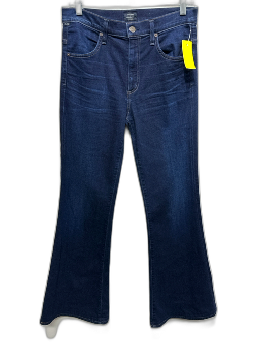 Citizens of Humanity Size 29 Dark Wash Cotton Mid Rise Flare Hem Jeans Dark Wash / 29