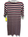 Stateside Size M Beige & Multi Cotton Ribbed Striped Dress Beige & Multi / M