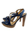 Alexandre Birman Shoe Size 9 Blue Python Open Toe & Heel Criss Cross Shoes Blue / 9