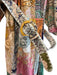 Zimmermann Size Est S Pink, Green & Multi Print Linen Maxi Puff Sleeve Dress Pink, Green & Multi Print / Est S