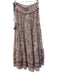 Poupette St. Barth Size M/L Pink & Multi Cotton Elastic Waist Floral Print Skirt Pink & Multi / M/L