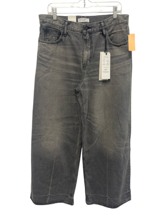 Moussy Vintage Size 10 Gray Cotton Denim High Rise Whiskering Pockets Jeans Gray / 10