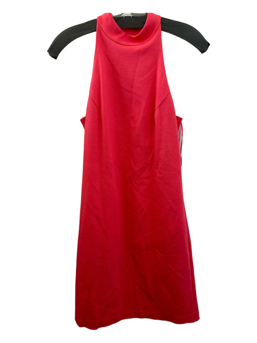 Trina Turk Size 2 Hot pink Rayon Blend High Neck Back Zip Mini Dress Hot pink / 2