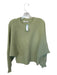 Lush Size S Green Acrylic Blend Knit Long Sleeve Sweater Green / S