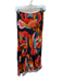 Farm Rio Size S Red & Navy Silk Abstract Midi Skirt Red & Navy / S