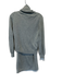 Banana Republic Size XS Grey Modal Blend Turtle Neck Long Sleeve Midi Skirt Set Grey / XS