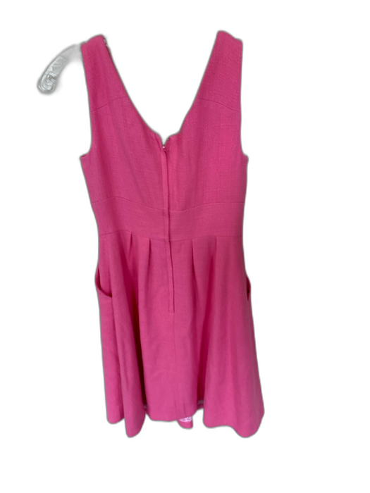 Lily Pulitzer Size 0 Pink Polyester Blend V Neck Flower Mini Dress Pink / 0