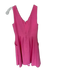 Lily Pulitzer Size 0 Pink Polyester Blend V Neck Flower Mini Dress Pink / 0