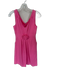 Lily Pulitzer Size 0 Pink Polyester Blend V Neck Flower Mini Dress Pink / 0