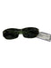 Oakley Green Acetate Toirtoise Shell Detail Black Shade Sunglasses Green