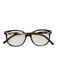 Burberry Brown Plaid Prescription Lens Tortoise Gold Detail Glasses Brown