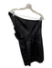 Laundry Size 4 Black Polyester Blend One Shoulder Ruffles Dress Black / 4