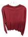 Outdoor Voices Size XS Red Cotton Long Sleeve Athletic Top Red / XS