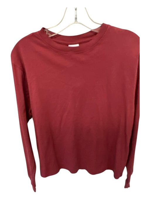 Outdoor Voices Size XS Red Cotton Long Sleeve Athletic Top Red / XS