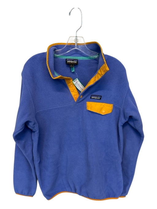 Patagonia Size L purple & orange Polyester Snap Buttons Color Block Jacket purple & orange / L