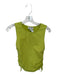 St. John Sport Size P Lime Green Cotton Blend Sleeveless Drawstring Side Top Lime Green / P
