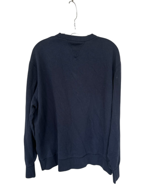 Polo Ralph Lauren Size XXL Navy & Red Cotton Solid Crew Neck Men's Sweatshirt Navy & Red / XXL