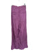 Christy Lynn Size 0 Purple Tencel High Waist Wide Leg Trouser Pants Purple / 0