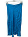 Amanda Uprichard Size S Blue Silk Elastic Waist Midi Skirt Blue / S