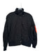 Zadig & Voltaire Size S Black & Tan Polyester Faux Fur Removable Linging Jacket Black & Tan / S
