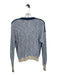 Cotton by Autumn Cashmere Size XS Blue & Tan Cotton Knit Color Block Sweater Blue & Tan / XS