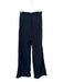 Nonchalant The Label Size XS Navy Polyester High Waist Wide Leg Trouser Pants Navy / XS